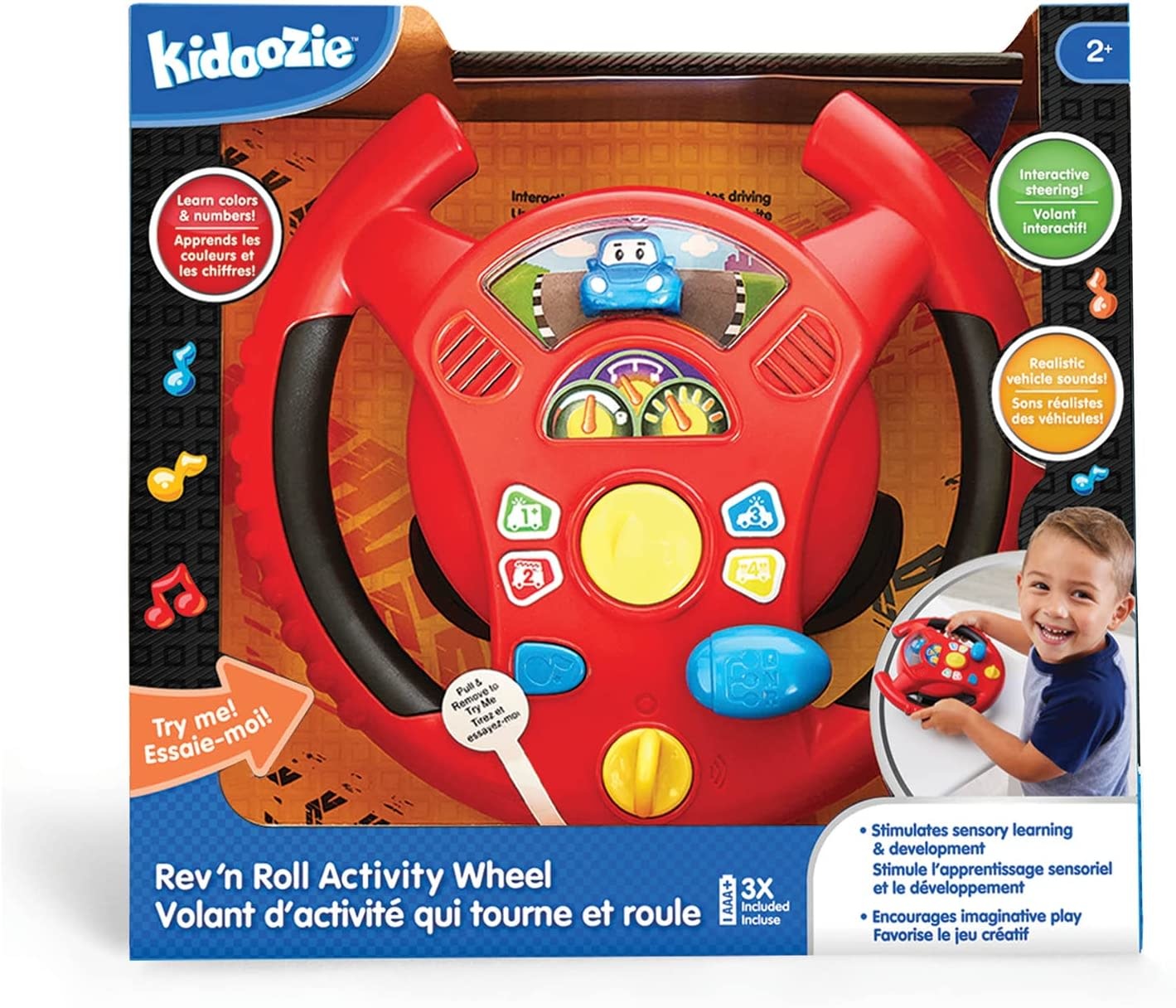 Kidoozie Kidoozie Rev 'N Learn Activity Wheel