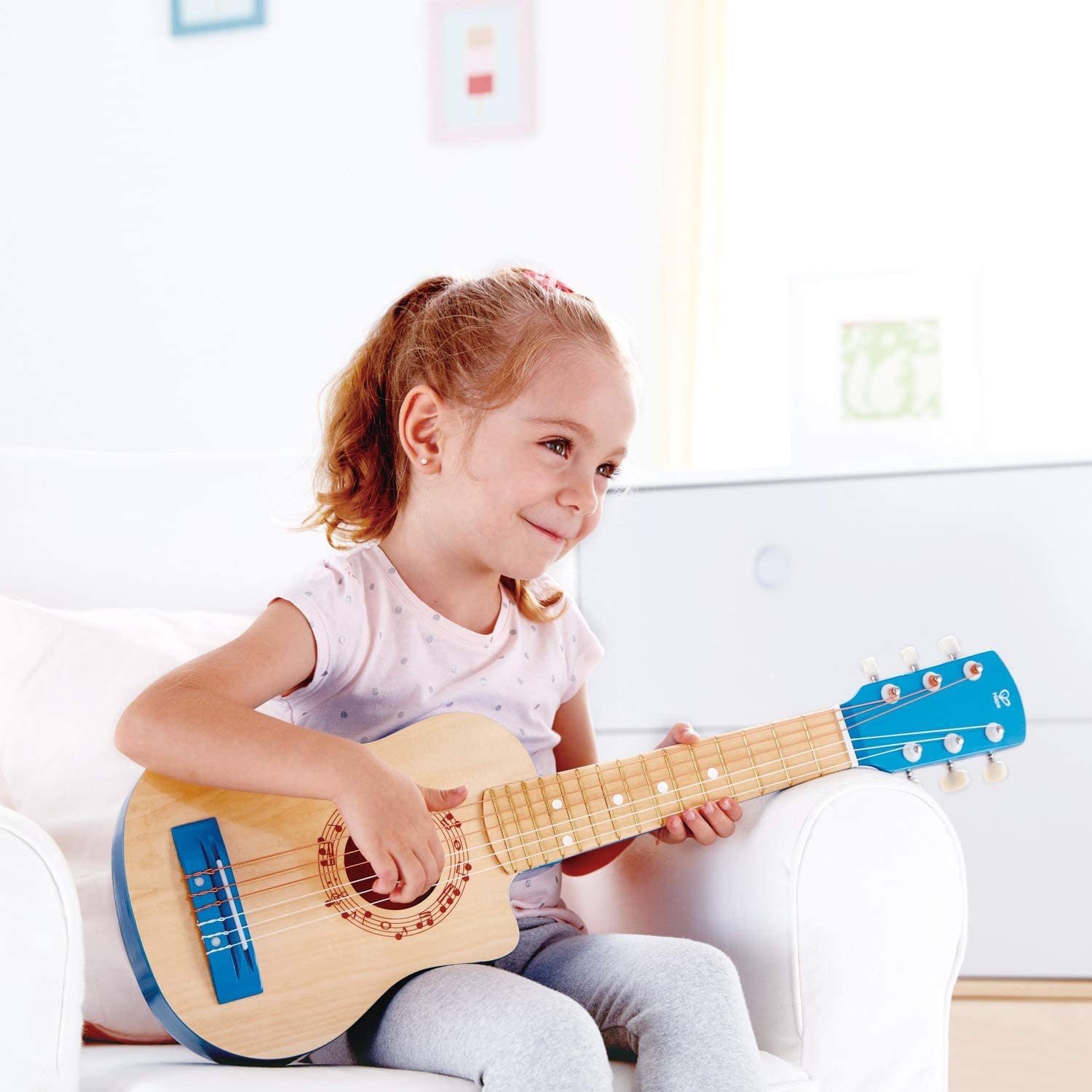 Hape Toys Hape Music Guitar Blue Lagoon