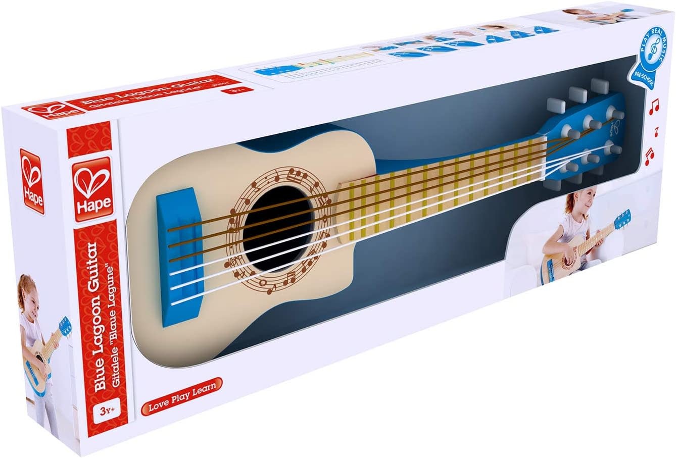 Hape Toys Hape Music Guitar Blue Lagoon