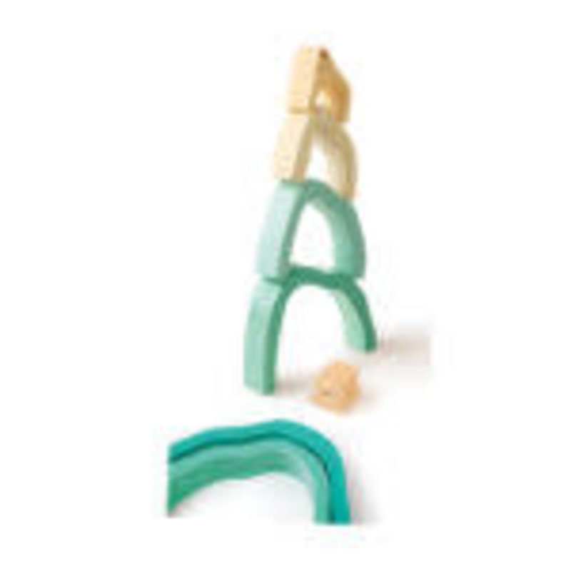 Hape Toys Hape Wood Arctic Polar Bear Stacking Blocks