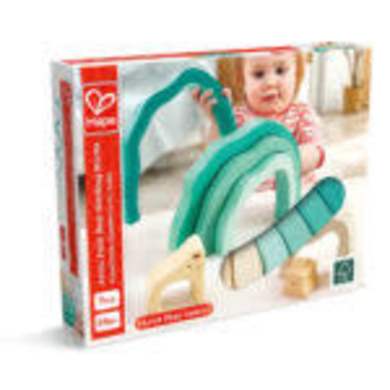 Hape Toys Hape Wood Arctic Polar Bear Stacking Blocks