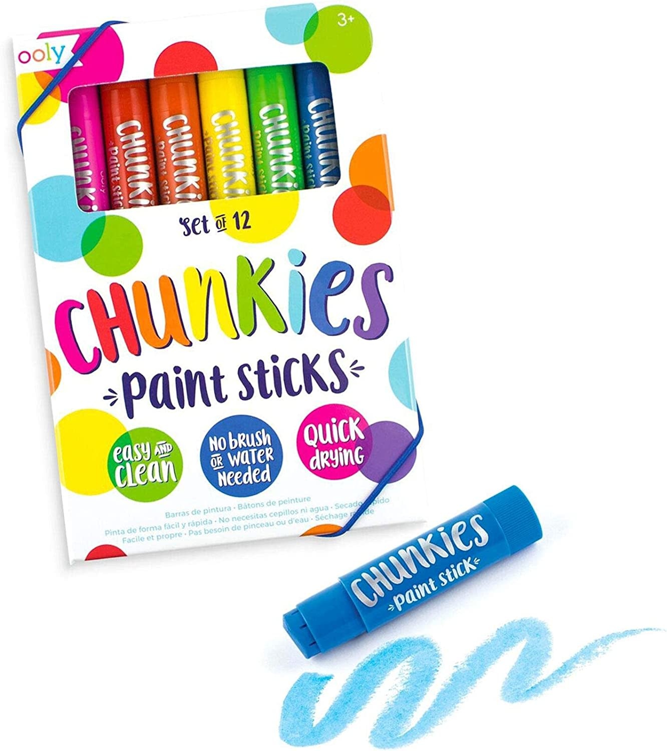 Ooly Chunkies Paint Sticks Original 12 Pack