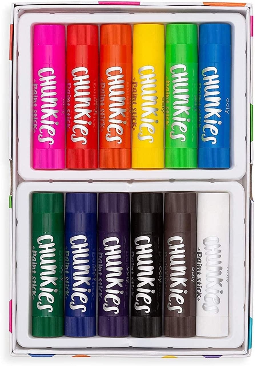 Ooly Chunkies Paint Sticks Original 12 Pack