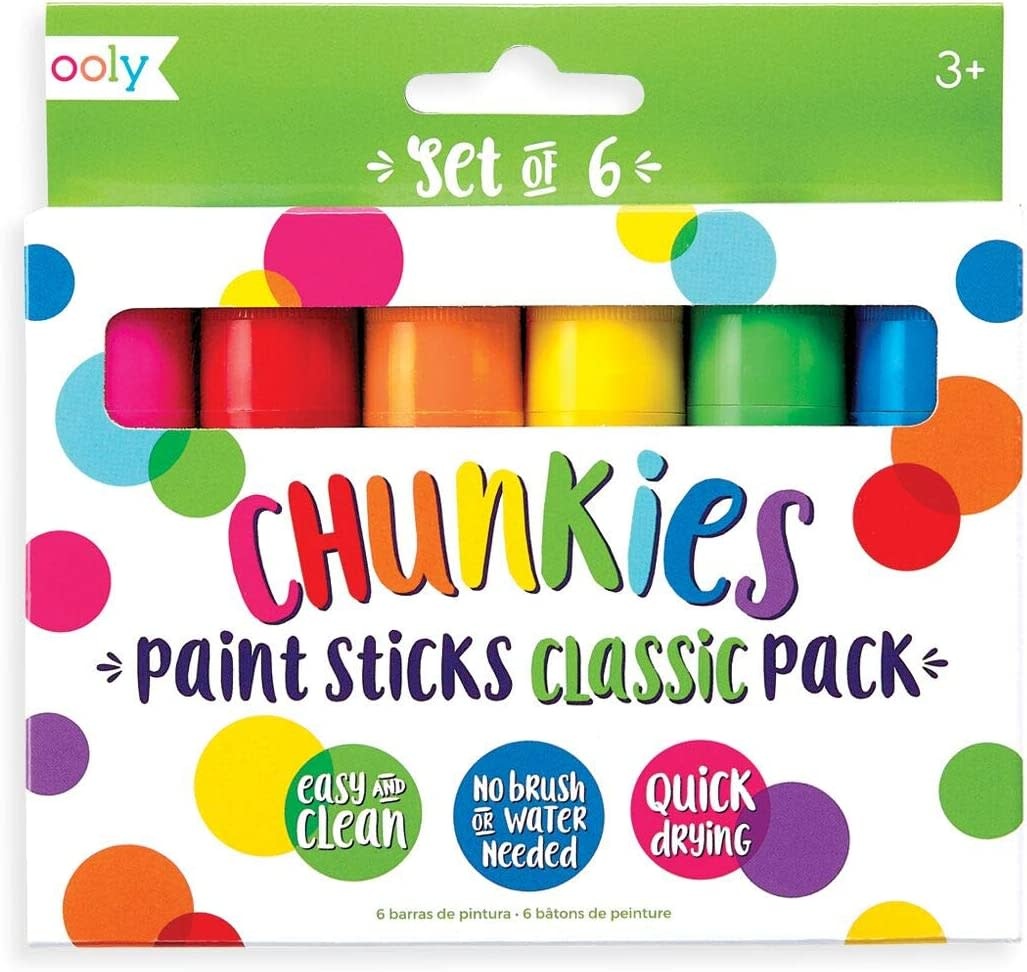 Ooly Chunkies Paint Sticks Classic 6 Pack