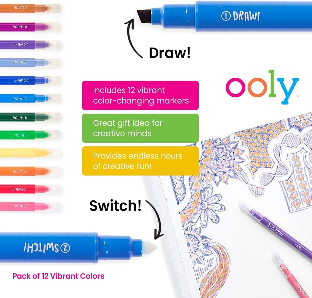 Ooly Switcheroo Color Changing Markers
