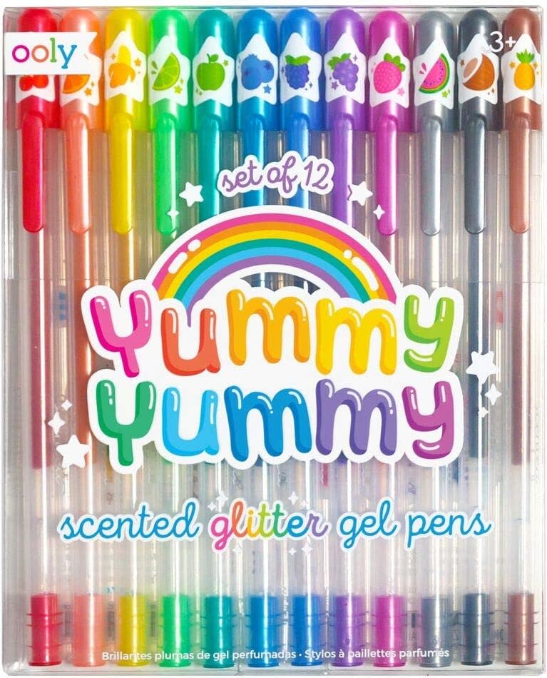 Ooly Yummy Yummy Scented Glitter Gel Pens 12s