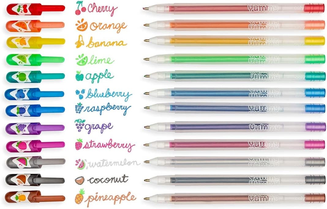 Ooly Yummy Yummy Scented Glitter Gel Pens 12s