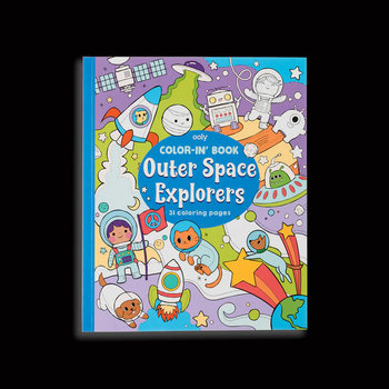 Color-In Book Outer Space Explorers