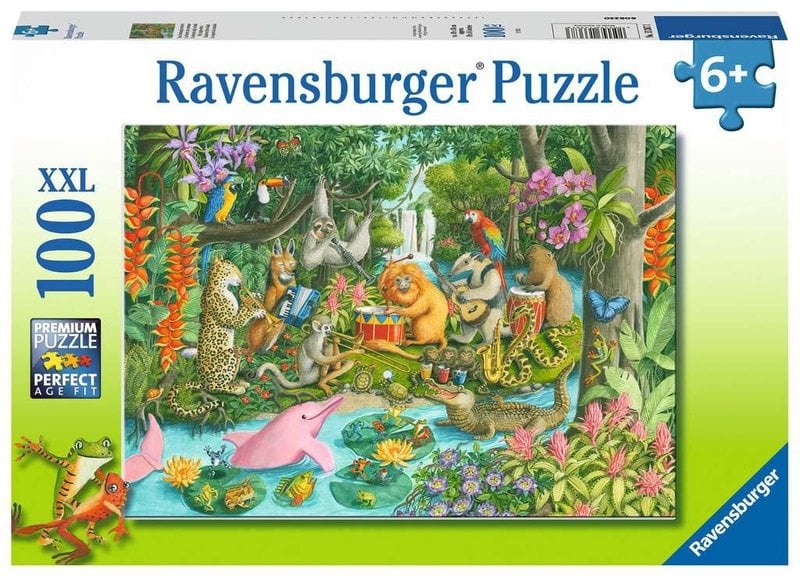Ravensburger Ravensburger Puzzle 100pc Rainforest River Band