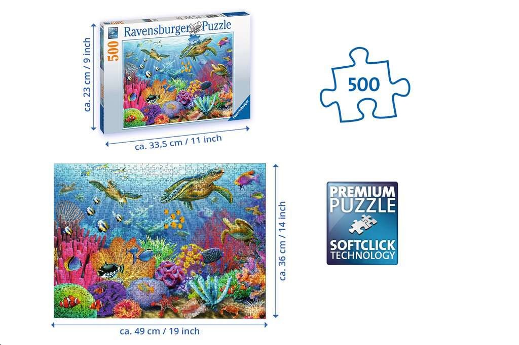 Ravensburger Ravensburger Puzzle 500pc Tropical Waters