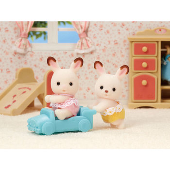 Calico Critters Calico Critters Twins Chocolate  Rabbit