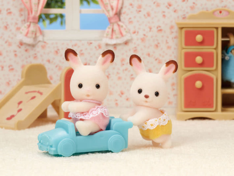 Calico Critters Calico Critters Twins Chocolate  Rabbit