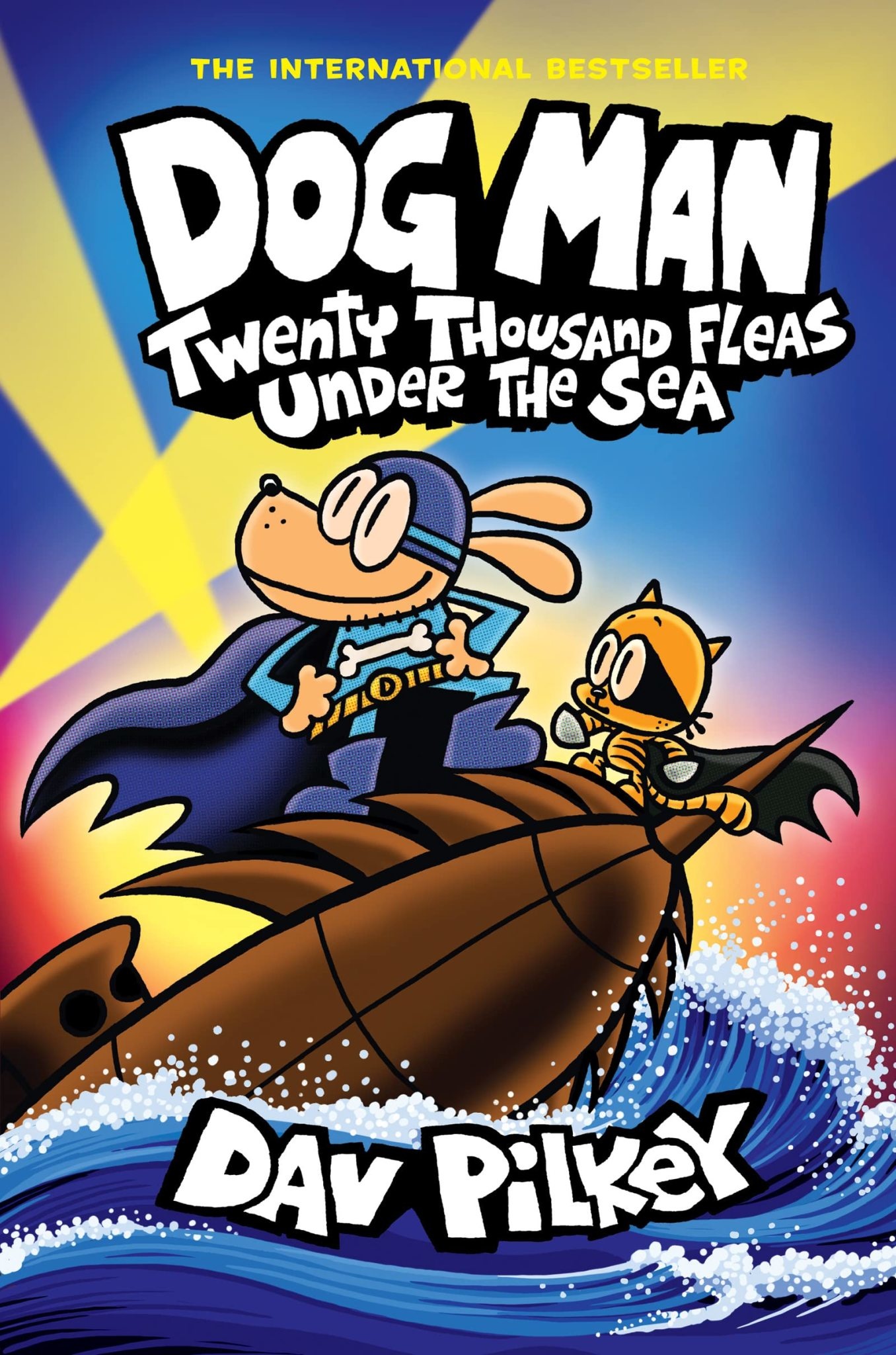 Scholastic Dog Man Book 11 Twenty Thousand Fleas Under the Seas