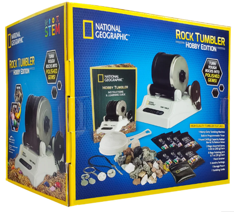 National Geographic Rock Tumbler - Minds Alive! Toys Crafts Books