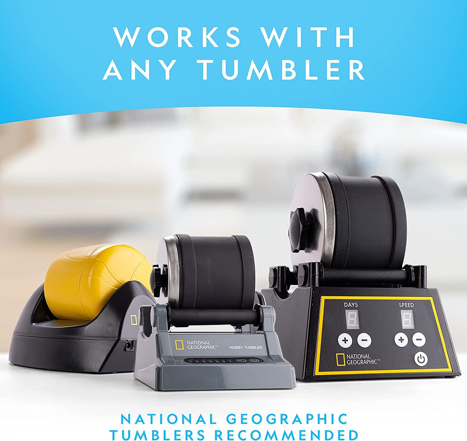 National Geographic Rock Tumbler Jasper Refill Kit