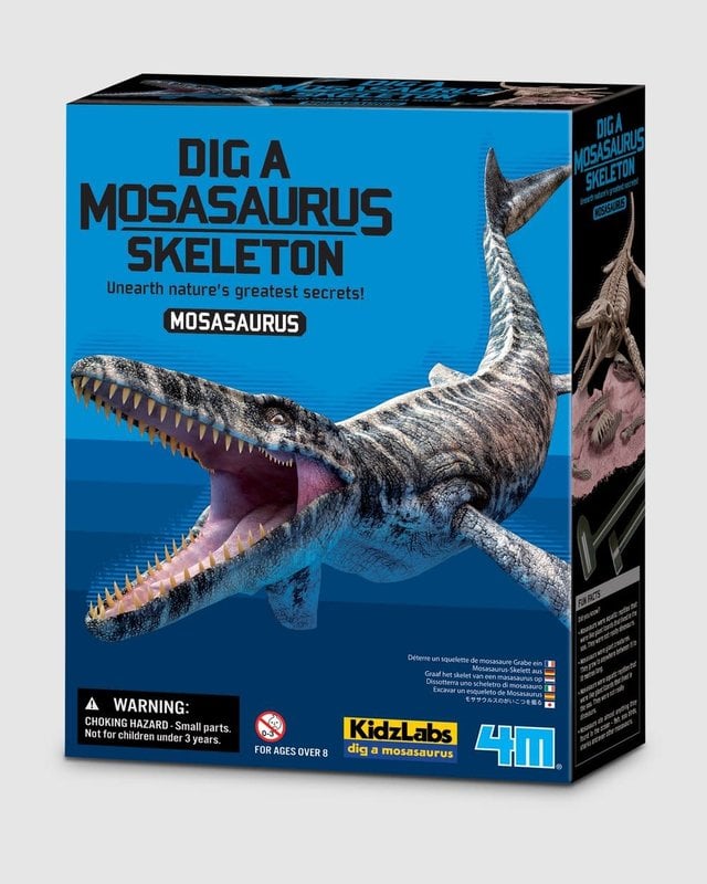 4M KidzLab Dig A Dinosaur Skeleton: Mosasaurus