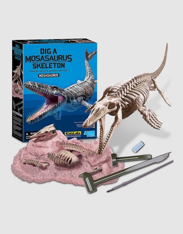 4M KidzLab Dig A Dinosaur Skeleton: Mosasaurus