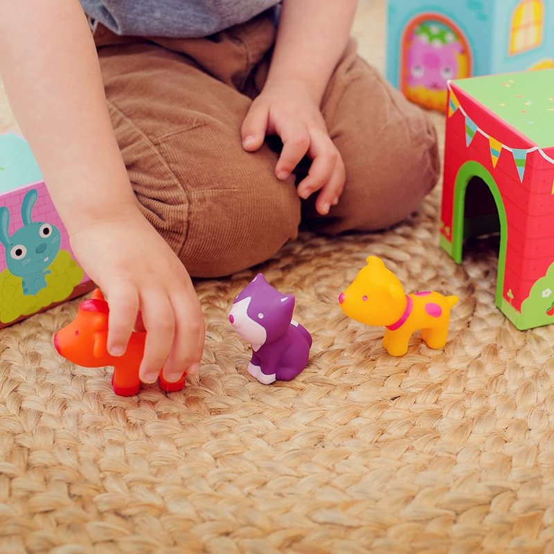 Djeco Topanifarm Nest & Stack Block Set