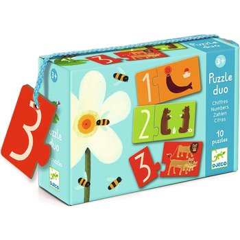 DJeco DJeco Puzzle 10pc Duo Numbers