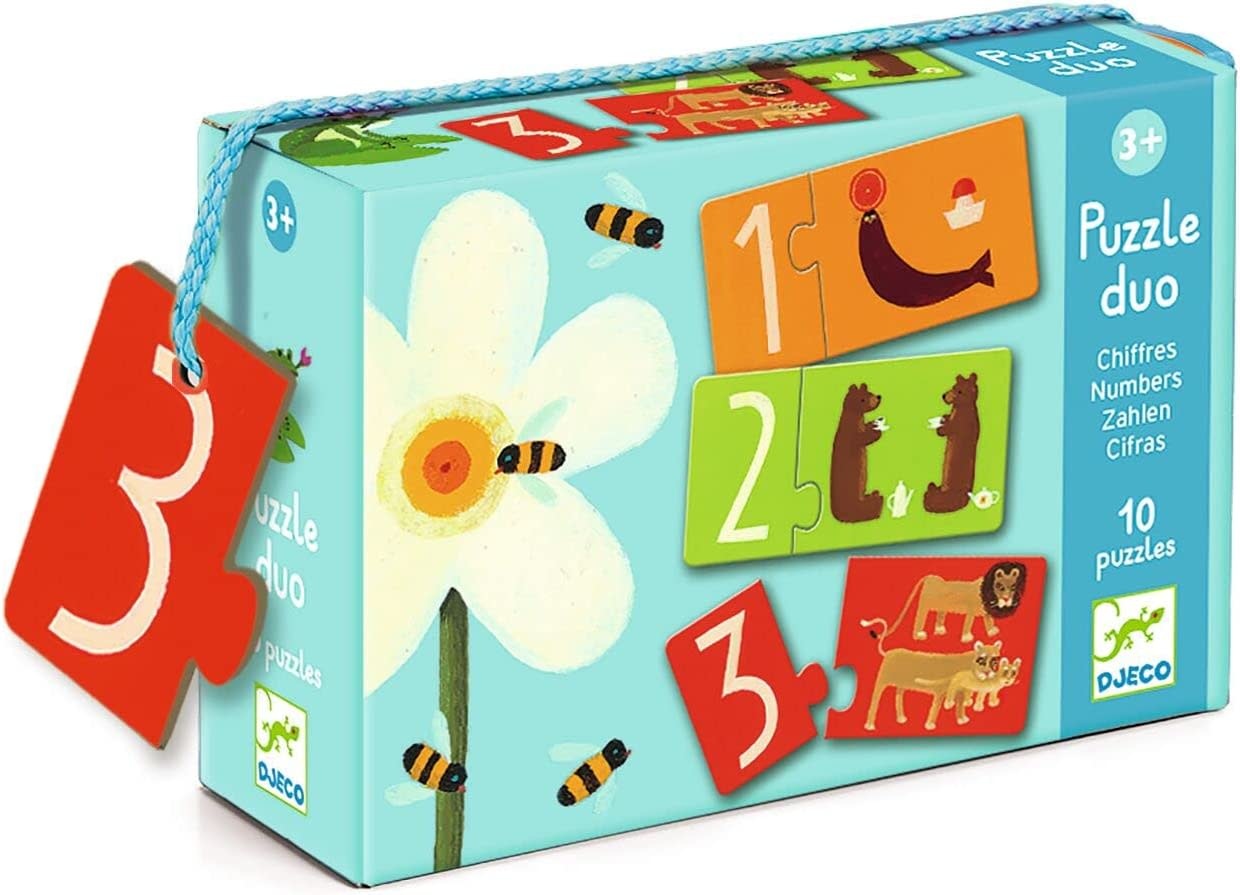 DJeco DJeco Puzzle 10pc Duo Numbers
