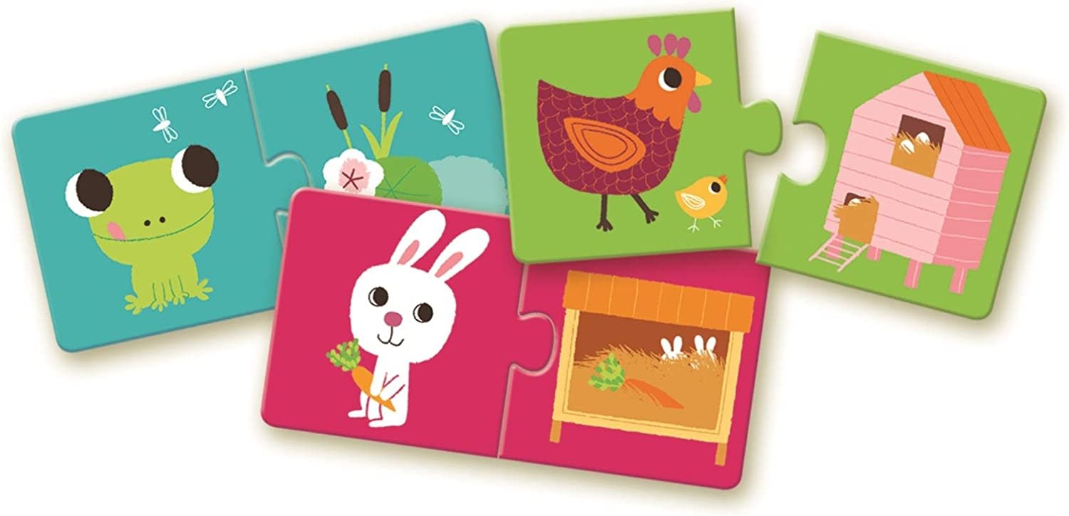 Djeco Puzzle Duo Habitats