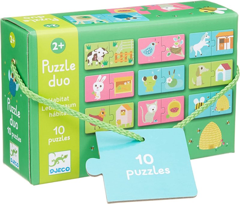 Djeco Puzzle Duo Habitats