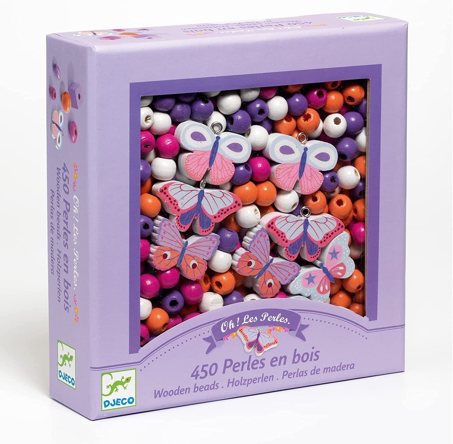 DJeco Djeco Wooden Beads Butterflies
