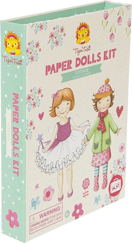 Tiger Tribe Tiger Tribe Paper Dolls Kit Vintage
