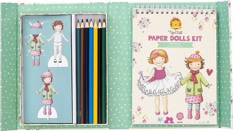 Tiger Tribe Tiger Tribe Paper Dolls Kit Vintage