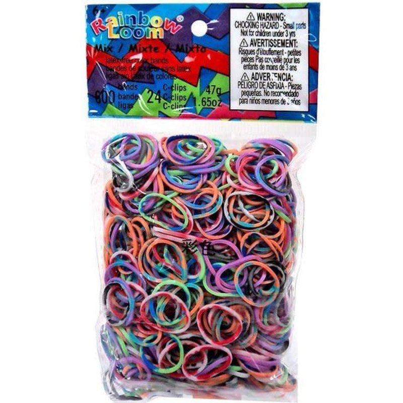 Rainbow Loom Rubber Bands Rainbow Tie Dye