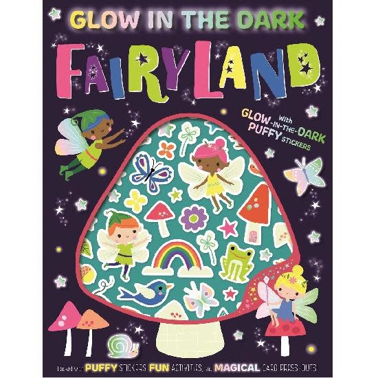 Glow in the Dark Fairyland Activity Book with Puffy Stickers