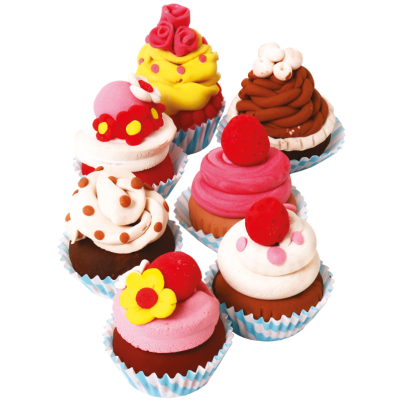 Tutti Frutti Modelling Dough Cupcakes Kit