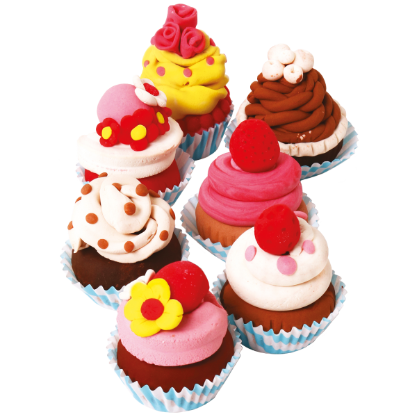 Tutti Frutti Modelling Dough Cupcakes Kit