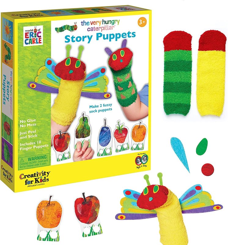 Creativity for Kids Creativity for Kids The Very Hungry Caterpillar Story Puppets