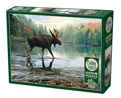 Cobble Hill Puzzles Cobble Hill Puzzle 1000pc Moose Crossing
