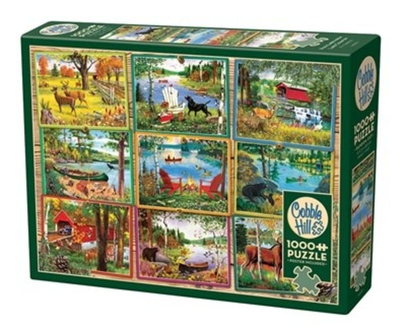 Cobble Hill Puzzles Cobble Hill Puzzle 1000pc Postcards from Lake Country