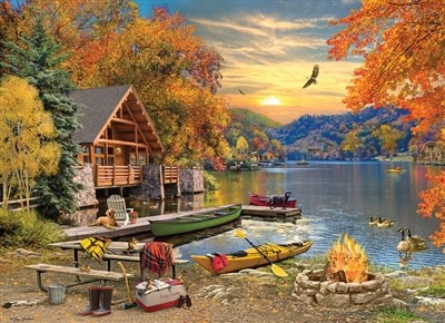 Cobble Hill Puzzles Cobble Hill Puzzle 1000pc Lakeside Retreat
