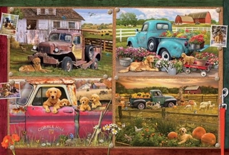 Cobble Hill Puzzles Cobble Hill Puzzle 2000pc It's A Dog's Life