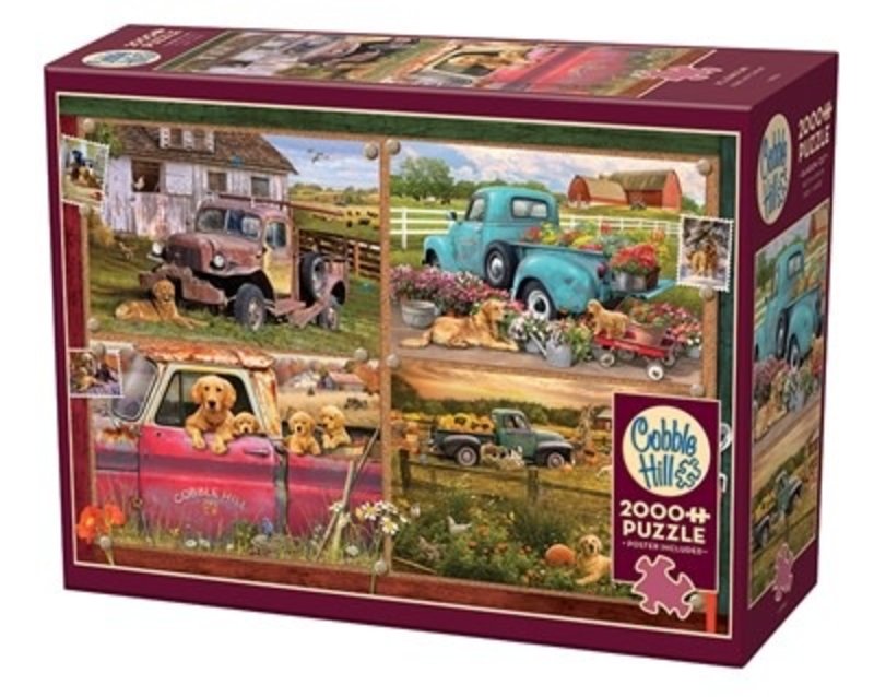 Cobble Hill Puzzles Cobble Hill Puzzle 2000pc It's A Dog's Life