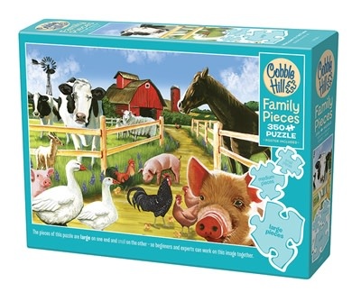 Cobble Hill Puzzles Cobble Hill Family Puzzle 350pc Welcome to the Farm