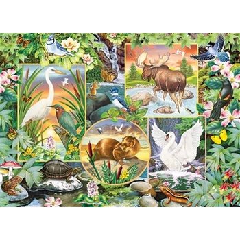 Cobble Hill Puzzles Cobble Hill Family Puzzle 350pc River Magic