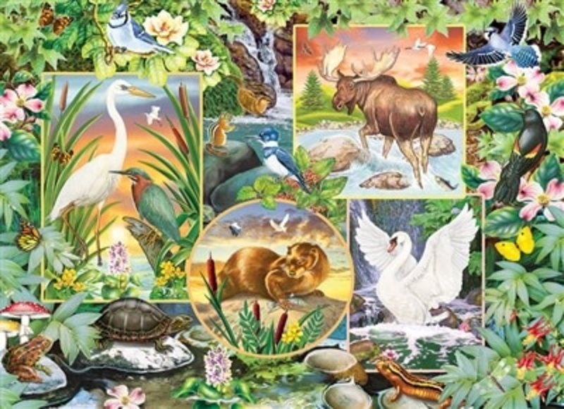 Cobble Hill Family Puzzle 350pc River Magic