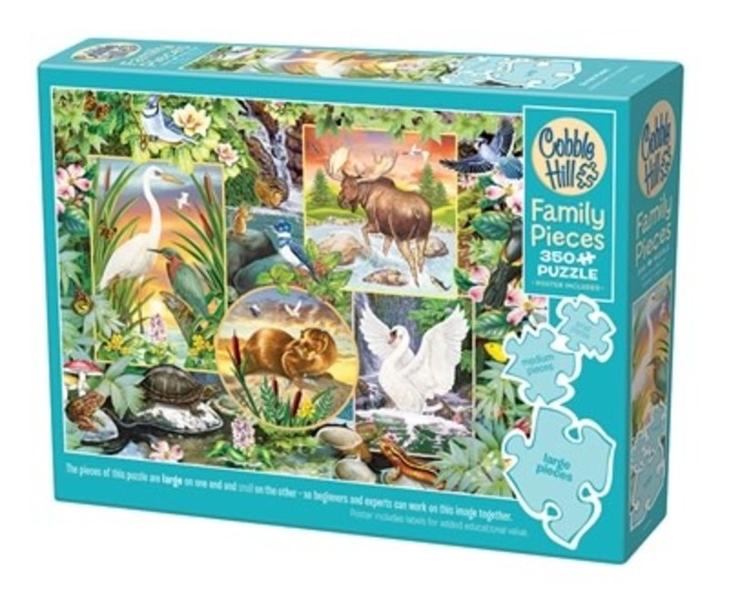 Cobble Hill Family Puzzle 350pc River Magic
