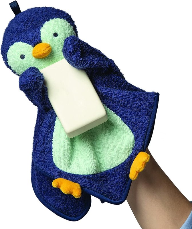 Manhattan Toy Manhattan Bath Scrub-A-Dubbie Penny Penguin