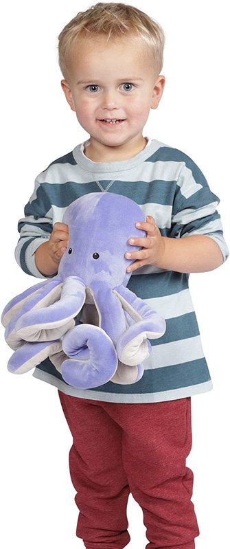 Manhattan Toy Velveteen Plush Sourpuss Octopus