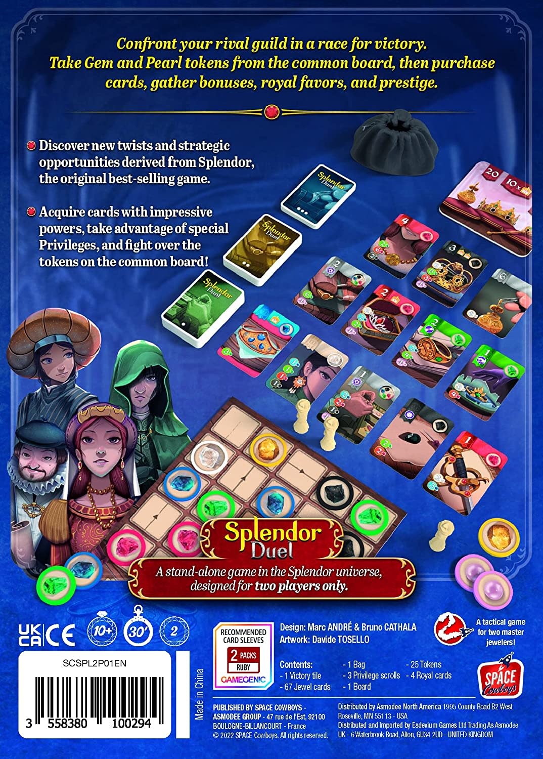 Space Cowboys Splendor Duel Game