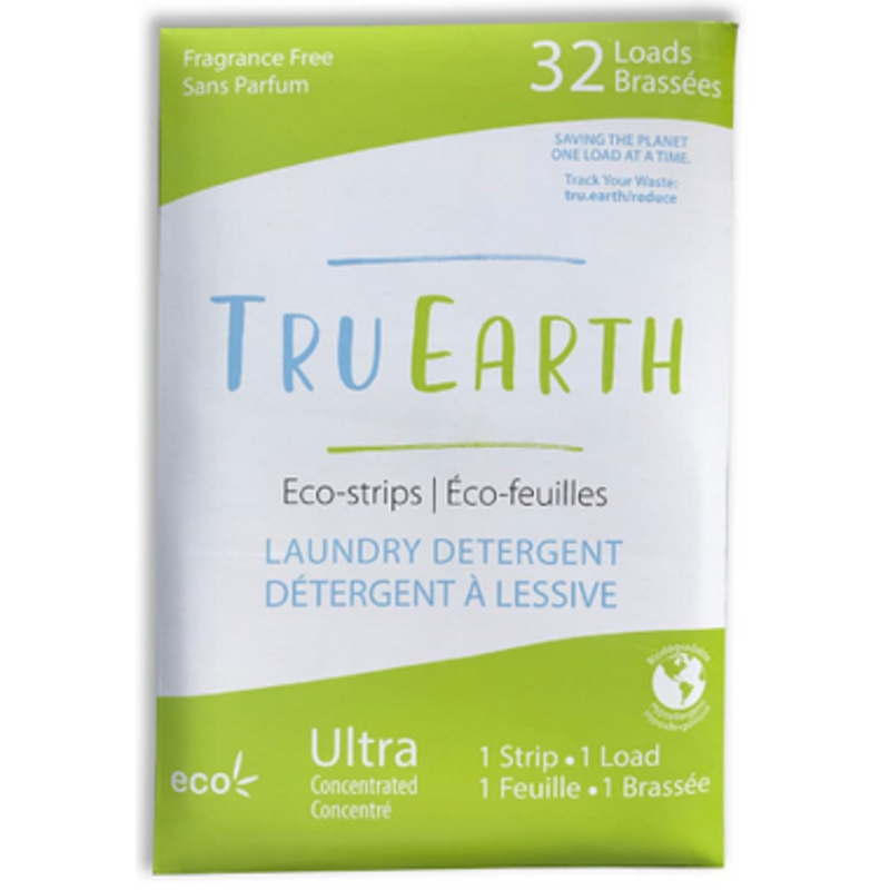 Tru Earth Laundry Detergent Eco-Strips UnScented 32 Loads