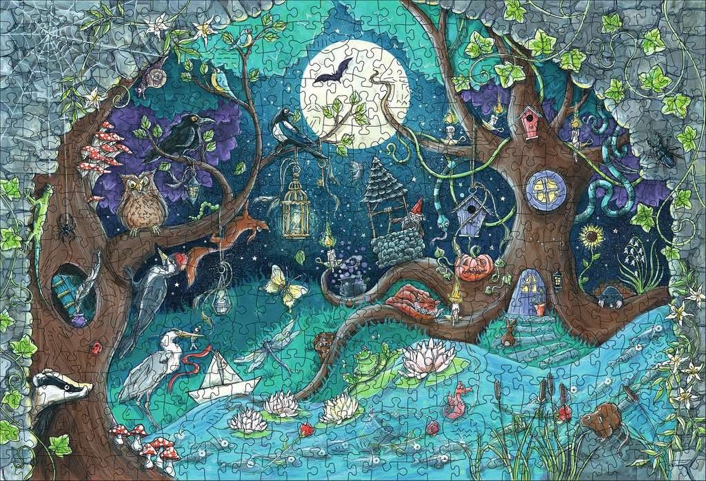 Ravensburger Ravensburger Wooden Puzzle 500pc Fantasy Forest