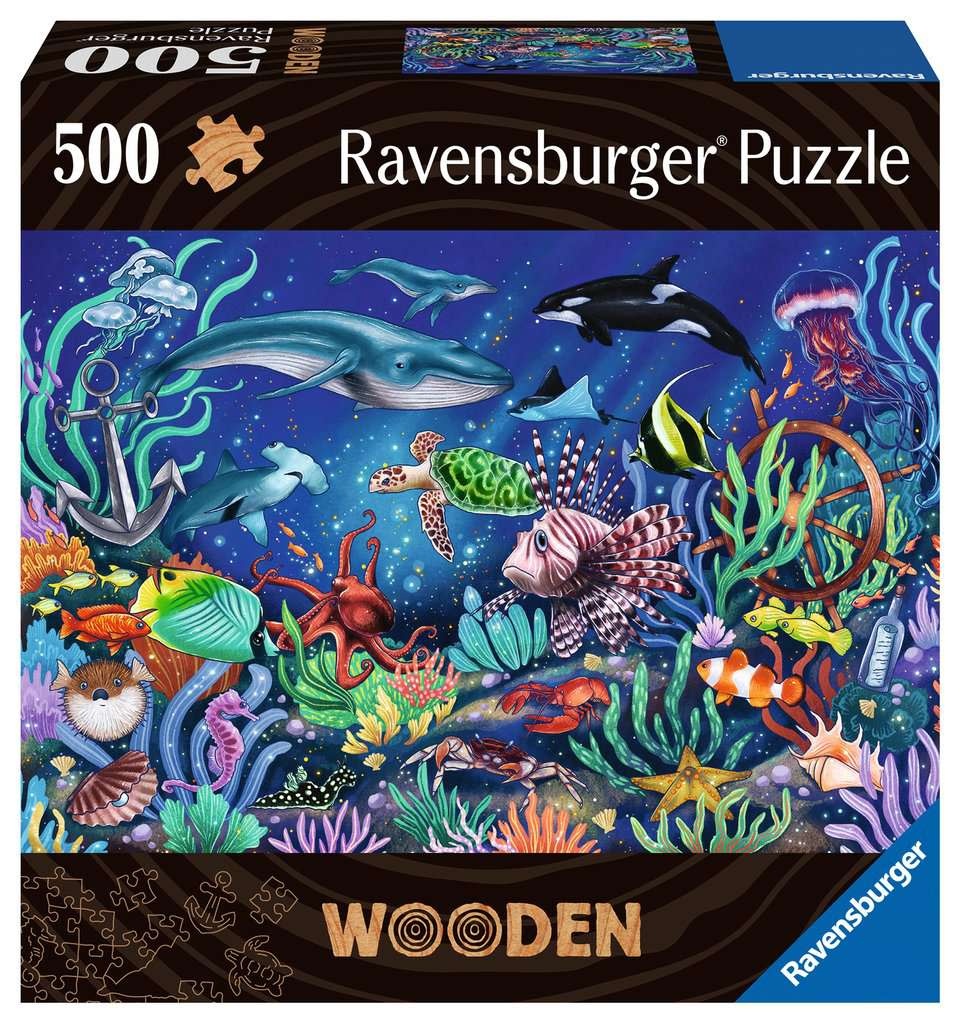 Ravensburger Ravensburger Wooden Puzzle 500pc Under the Sea