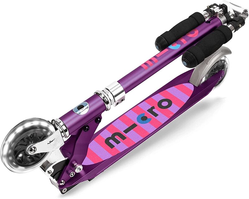 Kickboard Kickboard Scooter Sprite LED Purple Stripe